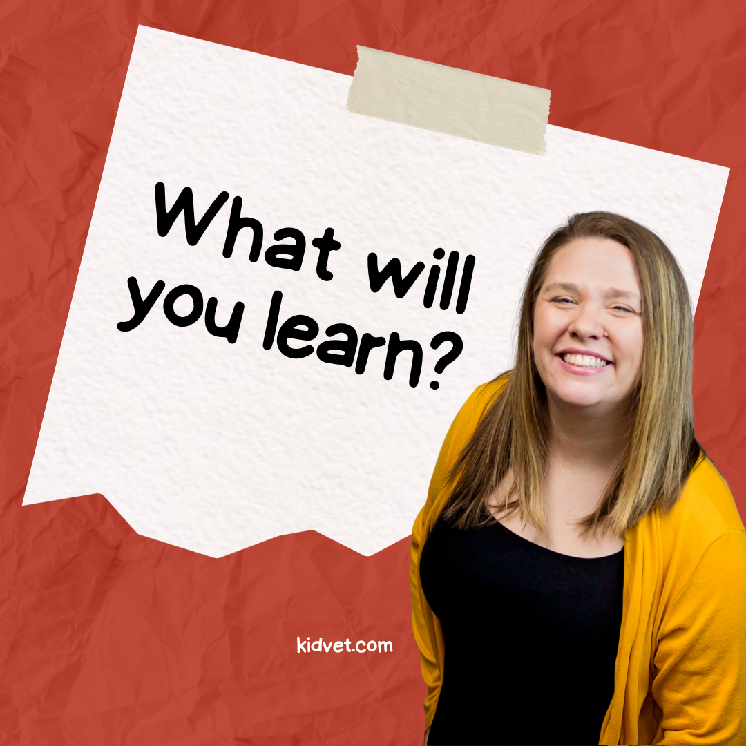 vet courses for kids, what you learn in a vet class for kids, homeschool curriculum for animals