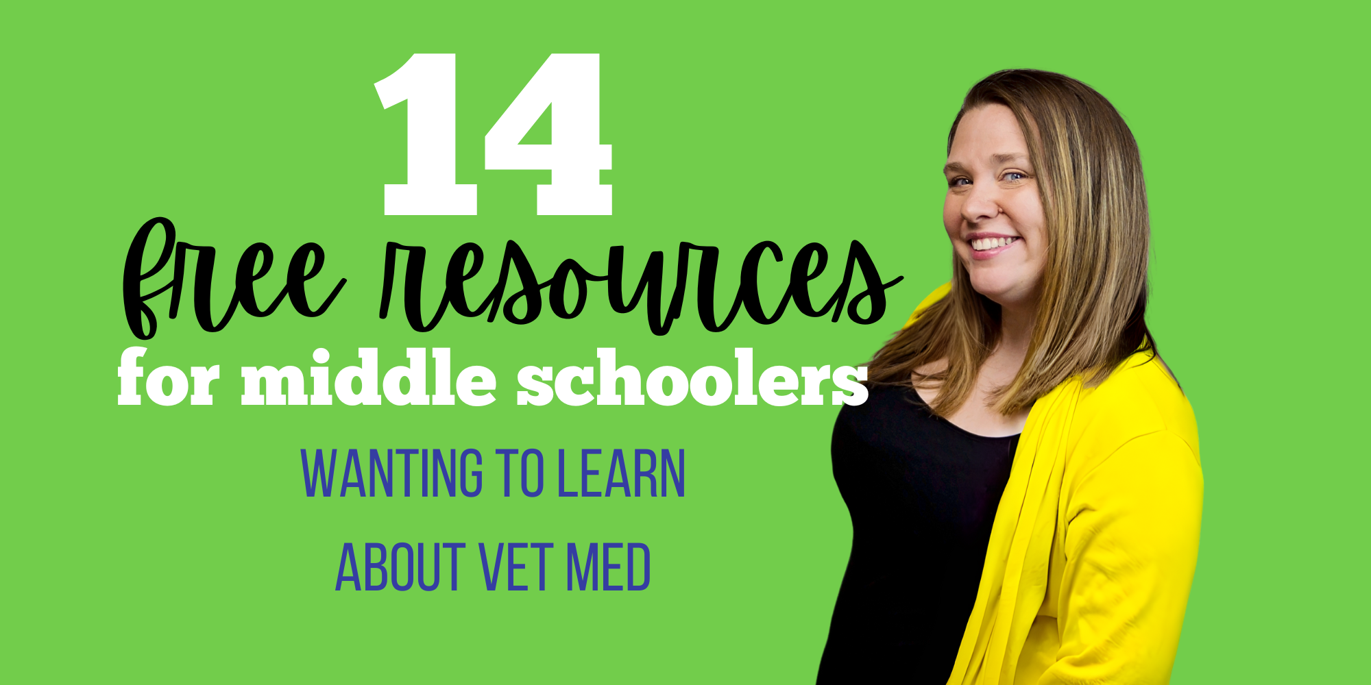 14 free learning resources for homeschoolers learning about veterinary medicine, veterinary medicine for middle schoolers